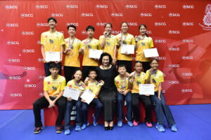 Read more about the article บรรยากาศการแข่งขัน SCG Junior Badminton Championships 2019 รอบชิงชนะเลิศ วันที่ 09/06/2019