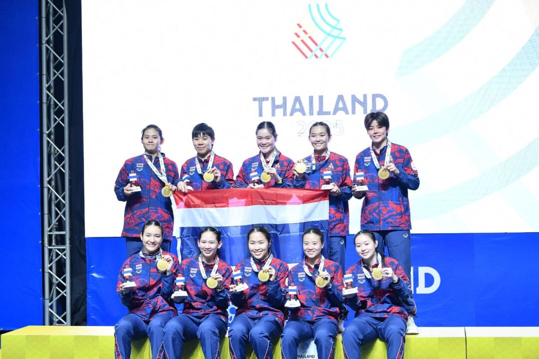 รัชนก พร้อมทีมแบดมินตันหญิงไทย ป้องกันแชมป์สำเร็จ คว้าเหรียญทองซีเกมส์สมัยที่ 10